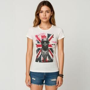 NWOT Rockstars & Angels Crewneck T-shirt Sz S